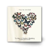 I Love Butterflies Wedding Invitations