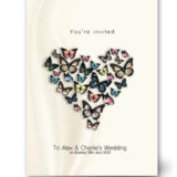 I Love Butterflies Wedding Invitations