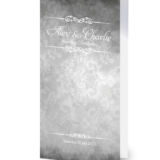 Silver Wallpaper Wedding Invitations DL