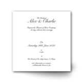 Wooden Frame Wedding Invitations