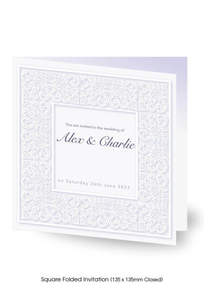 Lace Frame Wedding Invitation Images5
