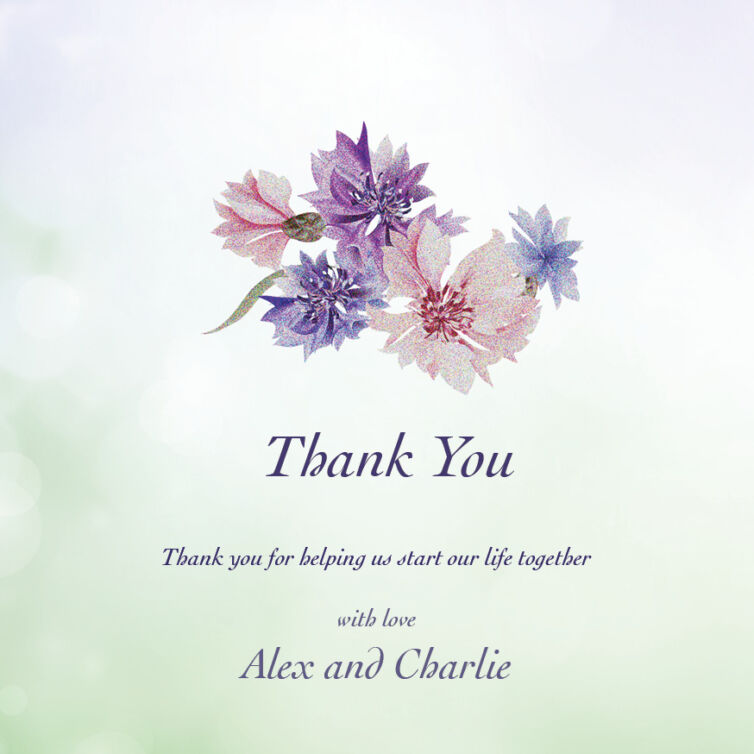 Wildflower Meadow Thank You Cards