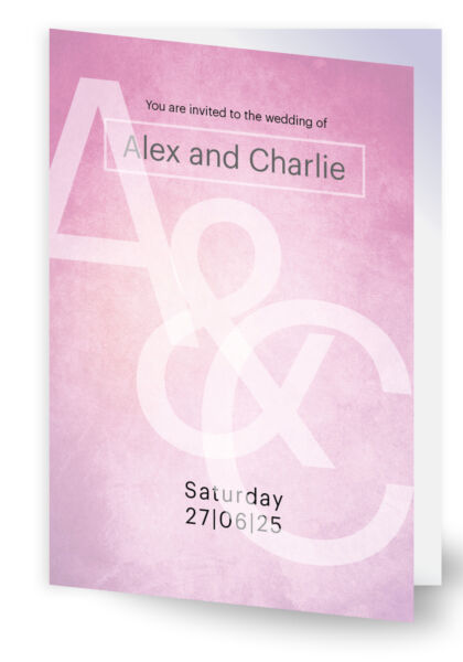 Lilac Haze Wedding Invitations Preview