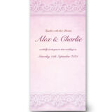 Lilac Lace Wedding Invitation