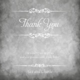 Silver Wallpaper Thank You Cards