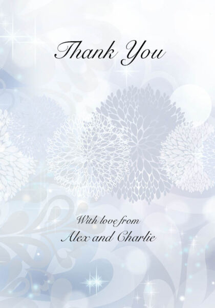 Winter Ice Thank You Cards