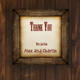 Wooden Frame Thank You Cards